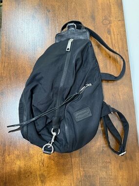 Rebecca Minkoff Julian Nylon Backpack Purse black